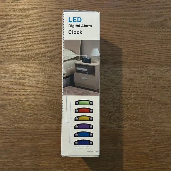LED Digital Alarm Clock - Picture 3 of 3